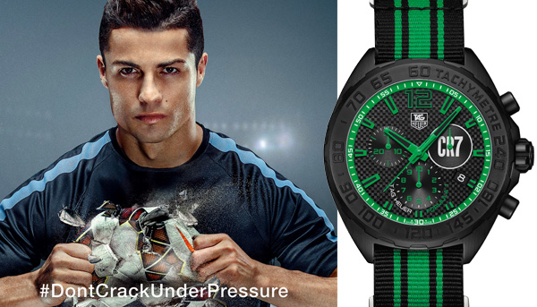豪雅TAG Heuer大使C羅聯手打造CR7炫風再起